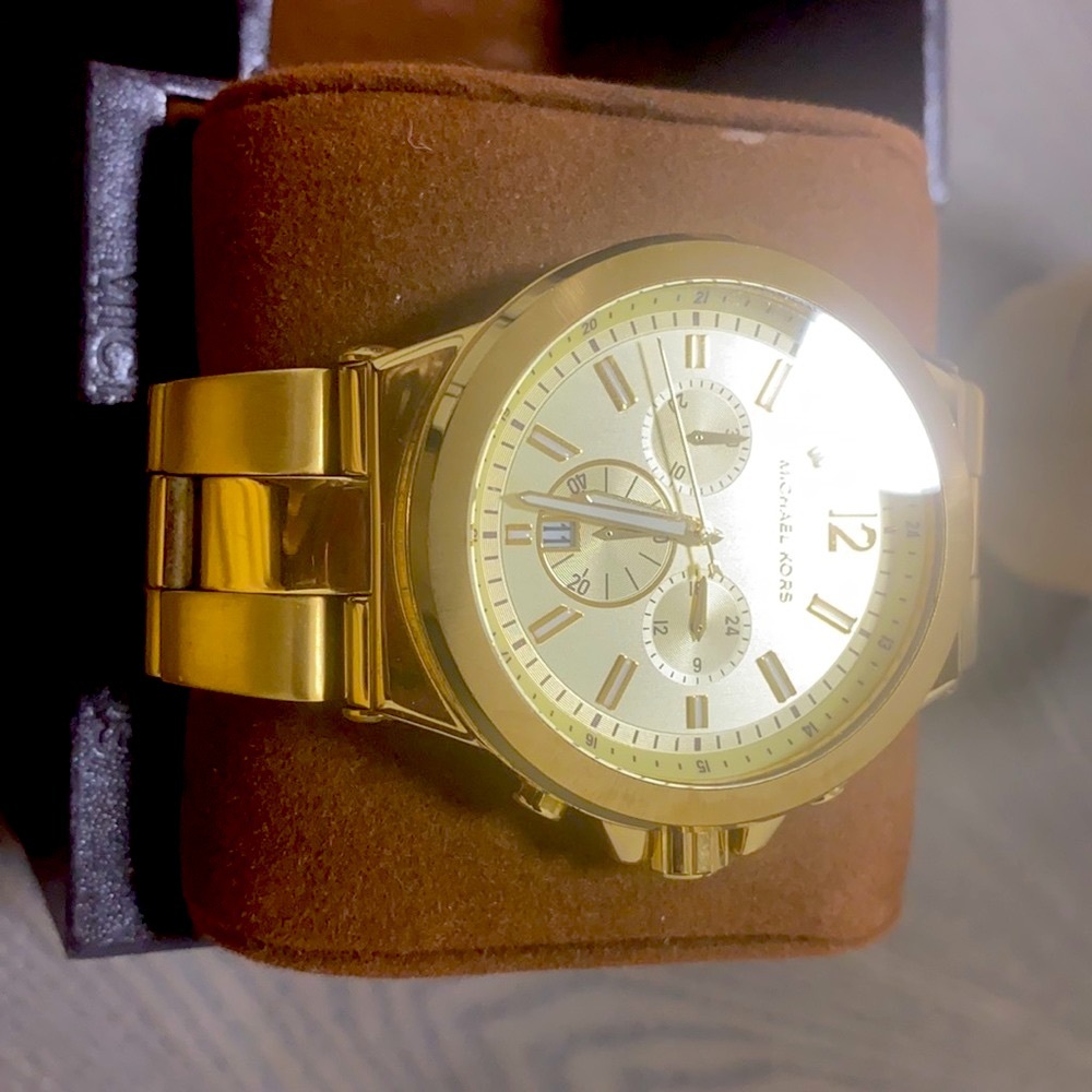 Gold Large Michael Kors Watch!